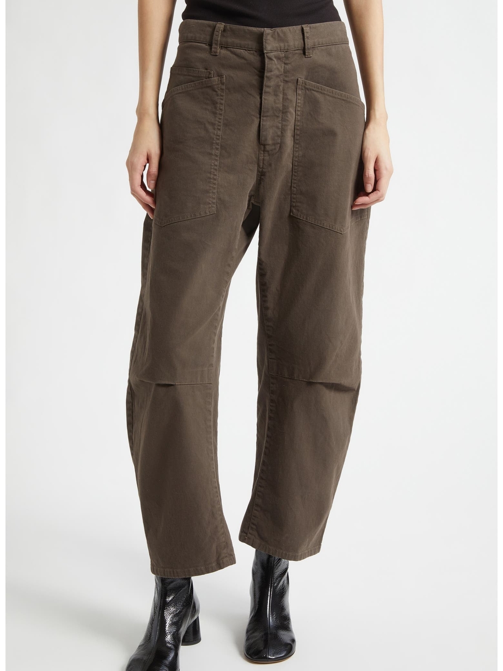 Nili Lotan Shon Pants In Brown